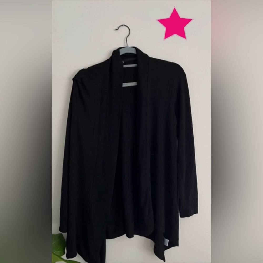 Black cardigan